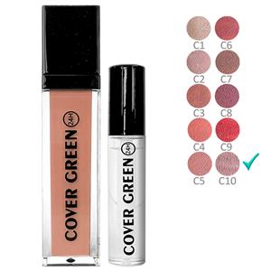 رژ لب مایع 24 ساعته 2 در 1 کاور گرین 7ml -LC10